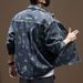 Loose Denim Jacket Boys Spring And Autumn Long-sleeved Casual Handsome Tooling Jacket_mkmklike.com