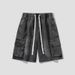 Men's Clothing Summer Retro Fashion Brand Denim Shorts Unisex American Workwear Casual Shorts Loose Large Size Shorts_mkmklike.com