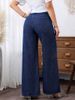 K New Women's Clothing Simple Casual Wide Leg Jeans Fashionable_mkmklike.com