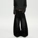 Men's American Style Curved Wash Distressed Jeans Clean Fit Loose Straight Wide Leg Mid Waist Black Blue Cotton Long Pants_mkmklike.com