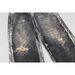 Men's American Style Distressed Faux Leather Two Piece Set Baggy Street Style Loose Wide Leg Pants 3D Digitally Printed_mkmklike.com