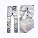 Men's Distressed Denim Jeans With Patchwork & Graphic Print – Vintage Washed Streetwear Trousers For Urban Styling (S-XXXL) – High-Fashion_mkmklike.com