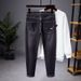 Jeans Spring/Summer 2025 New Trendy Brand Versatile Slim Fit Men's Casual Straight Leg Pants, Slightly Elastic And_mkmklike.com