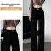 Black Jeans For Women, Autumn And Winter, Fleece-Lined, High Waist, Pear-Shaped Body, Thick Legs, Wide Hips, Slimming,_mkmklike.com
