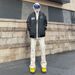 Nordmann Men's Flared Jeans European And American High Trendy Loose Straight Leg Cool Street Style Casual Pants_mkmklike.com
