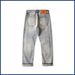 Men's Straight Fit Distressed Patchwork Jeans - Mid Rise Zip Fly Denim Pants With Standard Fit & 12oz Fabric_mkmklike.com