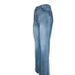 Women's Clothing High-Waisted Flared Jeans – Vintage Stretch Denim & Comfort Fit (S-5XL, Classic Blue)_mkmklike.com