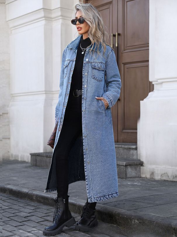 Oversized Long Denim Coat – Effortless Street Elegance For Global Fashionistas (Seasonless Staple, Multi-Color Options)_mkmklike.com