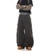 Men's Retro Camo Cargo Jeans - Military-Inspired Baggy Pants With Multi-Pockets, Straight Cut & Distressed Wash_mkmklike.com