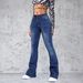 Women's Clothing Washed Jeans Slim Temperament Skinny Trousers_mkmklike.com