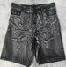 Men's Clothing Trendy Brand Design Patch Jeans Men Y2k Dark Series High Street Straight Pants Loose Shorts_mkmklike.com