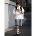 Men's Clothing Bellken Early Studio CityBoy Japanese Retro Washed Loose Denim Shorts Men And Women Casual Pants_mkmklike.com