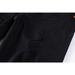 Matte Black Irregular Frayed Ripped Flare Jeans, Unisex American Street Hip Hop Y2K Biker Slim Stack Pants For Summer Daily Wear_mkmklike.com