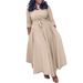Women's Clothing Fashion Style Lace up Large Size Dress_mkmklike.com