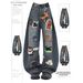 American Fashion High-end Cartoon Embroidery Personality Trend Casual Mopping Wide-footed Pants Washed Jeans Men's And Women's Models_mkmklike.com