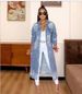 K Fashionable Loose Ripped Denim Long Jacket_mkmklike.com