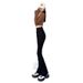 High-waisted Micro-flare Women, 2022 Autumn And Winter New Style, Peach Butt Slimming Skinny Jeans For Petite Figures,_mkmklike.com