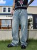 Men's Clothing Blue Jeans Men's Slim Fit Pants Ripped Patch Pants Men's Distressed Trousers_mkmklike.com