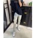 Men's Clothing Ripped Patch Jeans Men's Slim Fit Patchwork Ripped Jeans With Stretch - Trendy Distressed Denim Pants For Casual Wear_mkmklike.com