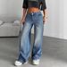 Women's Clothing Women's High-End Fashion Loose Jeans Trendy Spring Summer Trousers For Formal & Casual For Women_mkmklike.com