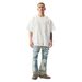 Men's Clothing High Street Splicing Loose Flared Jeans Casual Workwear Logging Pants_mkmklike.com