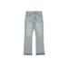 Men's Blue Fringe 507 Fit Jeans – Vintage Washed Distressed Denim With Boho Edge_mkmklike.com