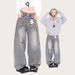 Retro High-Waist Flared Jeans – Leopard Print & Sickle Cut For Unisex Streetwear (Sizes S-XXXL)_mkmklike.com