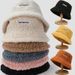 Hot Sale 7 Colors Soft Berber Fleece Bucket Plush Lamb Wool Winter Warm Fisherman Hat Women Girls Autumn Outdoor Panama Casual_mkmklike.com