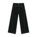 American High Street Style Jeans – Men’s Wide-Leg Loose Fit Denim Pants With Exposed Stitching (Black, S-XL)_mkmklike.com