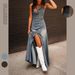 Women's Clothing Ins New Ladies Midsummer Retro Cotton Denim Washed Old Suspenders Slim Buttoned Long Skirt_mkmklike.com