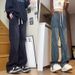 2025 American Jeans Men's And Women's Same Retro High Street Loose Straight Casual Large Size Floor Pants_mkmklike.com