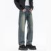 Cleanfit Autumn And Winter New Jeans Men's Fit Straight Tube Loose Plus Size Youth Middle Waist Trendy Retro Washed Mi Kechi Clothes Decoration K11_mkmklike.com