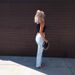 Distressed Wash High-Waisted Straight Leg Jeans For Women - Classic Light Blue Denim Pants With Comfortable Cotton Blend (XS, S, M, L, XL)_mkmklike.com