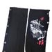 Women's Streetwear-Inspired Denim Drape Trousers Early Autumn Printed Metal Buckle_mkmklike.com