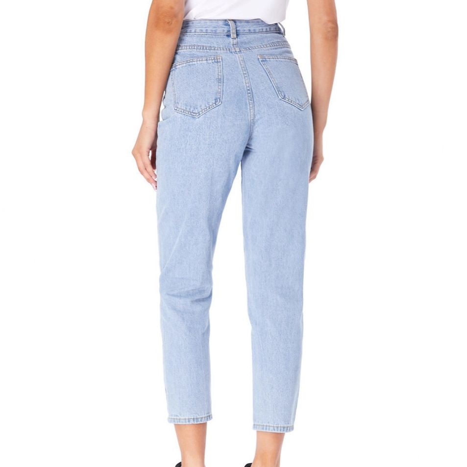 Wish Women's Casual Straight Leg Jeans Spring Autumn New Style Comfortable Fit Denim Pants_mkmklike.com