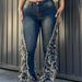 Trendy High Waist Wide Leg Jeans For Women - Slim Fit Stretch Denim Pants With Comfortable Loose Style_mkmklike.com