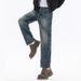 Cleanfit Elastic Autumn And Winter New Jeans Men's Fit Straight Loose Plus Large Size Youth Middle Waist Chaozhi Clothes Decoration K11 Denim Shili_mkmklike.com