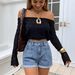 Women's High-Waisted Distressed Denim Shorts – Retro Raw Hem & Rolled Cuff (S-Xl, Light Blue, 90% Cotton)_mkmklike.com