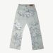 American Pants Hip Hop Streetwear Unisex Casual Y2k Retro Baggy Trendy Cupid Angel Pattern Men Women Straight Leg Jeans_mkmklike.com