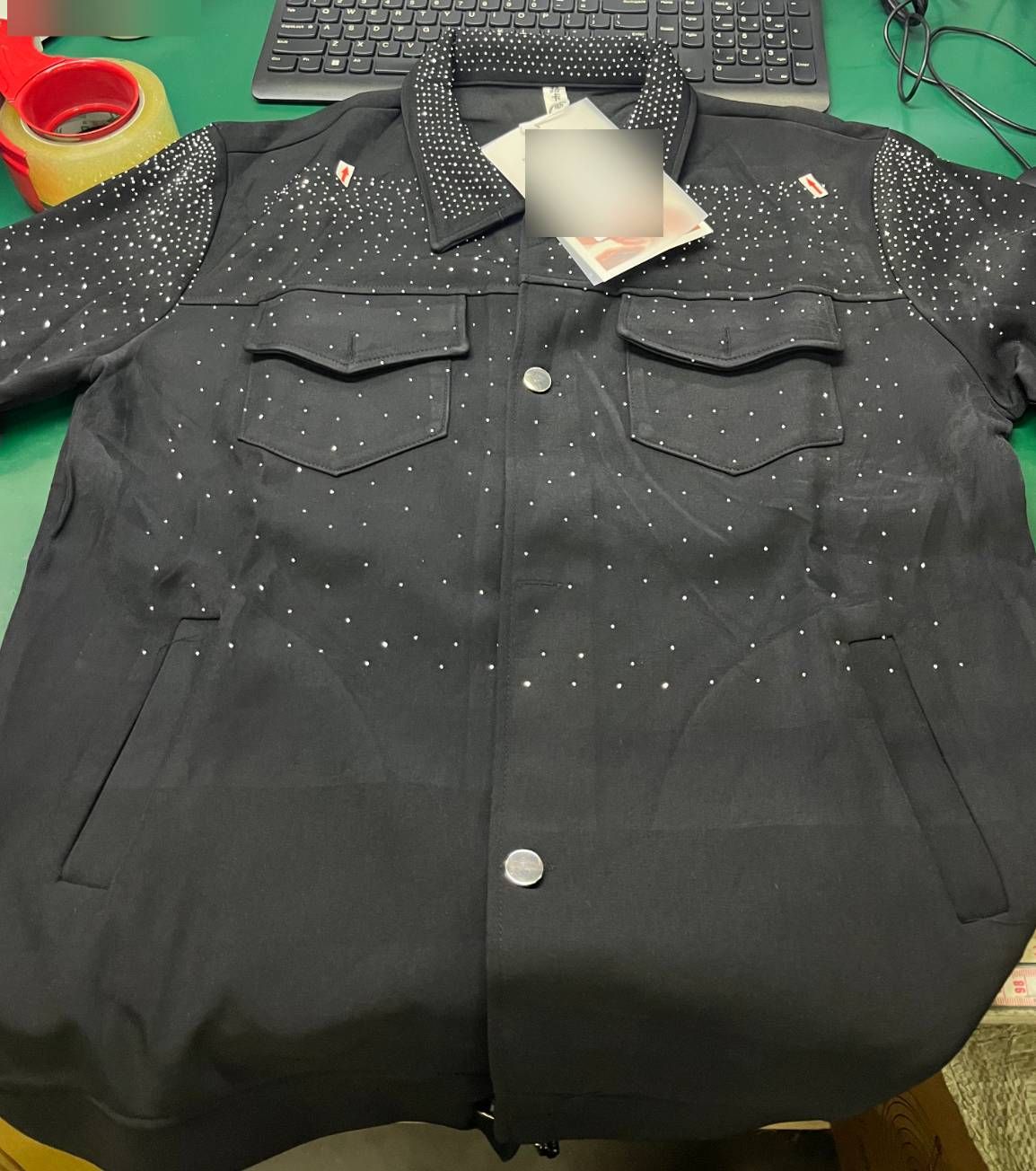 Men's Clothing High End Jacket Men's Spring And Autumn New Hot Diamond Lapel Jacket Men's Fashion Brand Tops_mkmklike.com