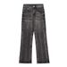 Washed Vintage Wide-Leg Jeans For Men Punk Ins Style Loose Ripped Distressed Flared Pants_mkmklike.com