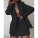 Women's Clothing fashion suit tops + short skirt two-piece suits _mkmklike.com