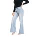BBL High-Waisted Wide-Leg Jeans for Women Fleece Embellished Popular in Europe And America_mkmklike.com