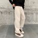 Men's Clothing Autumn Jacquard Full Print High Street Fashion Brand Design Jeans Loose Straight Washed Wide Leg Trousers_mkmklike.com