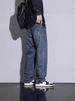Autumn And Winter Loose Wide-leg Jeans For Men, American High Street Retro Straight-leg Casual Men's Long Pants_mkmklike.com