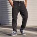 Men's Jeans Banana Pants Mid Waist Straight Loose Fit Long Slight Stretch Machine Washable_mkmklike.com