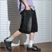 Men's Clothing Men's Retro Washed Denim Shorts Style Loose Straight Leg Mid-Length Versatile Summer Pants For Formal & Casual_mkmklike.com