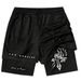 Cross-border Foreign Trade Best-selling Digital Personalized Printed Adult Double-layer Fitness Sports Pants_mkmklike.com