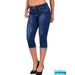 Women's 7/8 Skinny Jeans Cross Border Supply European American Style Simple Casual Stretch Denim Pants_mkmklike.com