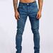 Men's Clothing New Men's Jeans Ins Trendy Slim Denim Trousers_mkmklike.com